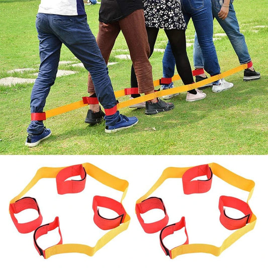 Outdoor Group Games For Kids And Adults 5/4/3 Legged Race Band Giant Footsteps Team Building Relay Races Field Day Activities