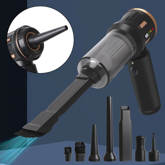 Turbo Jet Fan Strong Blowing/Suction Handheld Vaccum Cleaners Wireless 4 In 1 Car Vacuum Cleaner Air Duster Quick Inflation 2025