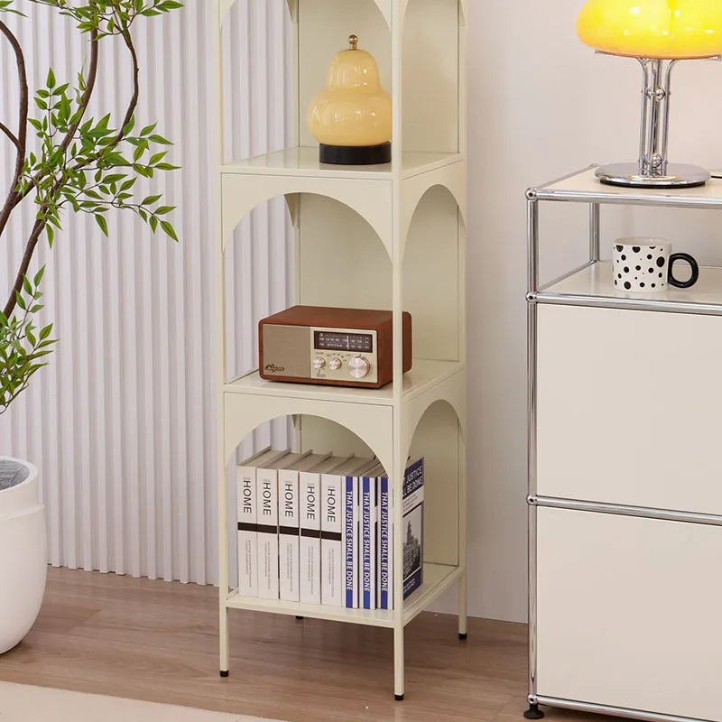 Living Room Storage Racks Organizer for Room Bookshelf Decorations 3-tier Iron Shelf Cabinets Multifunctional Nordic Furniture