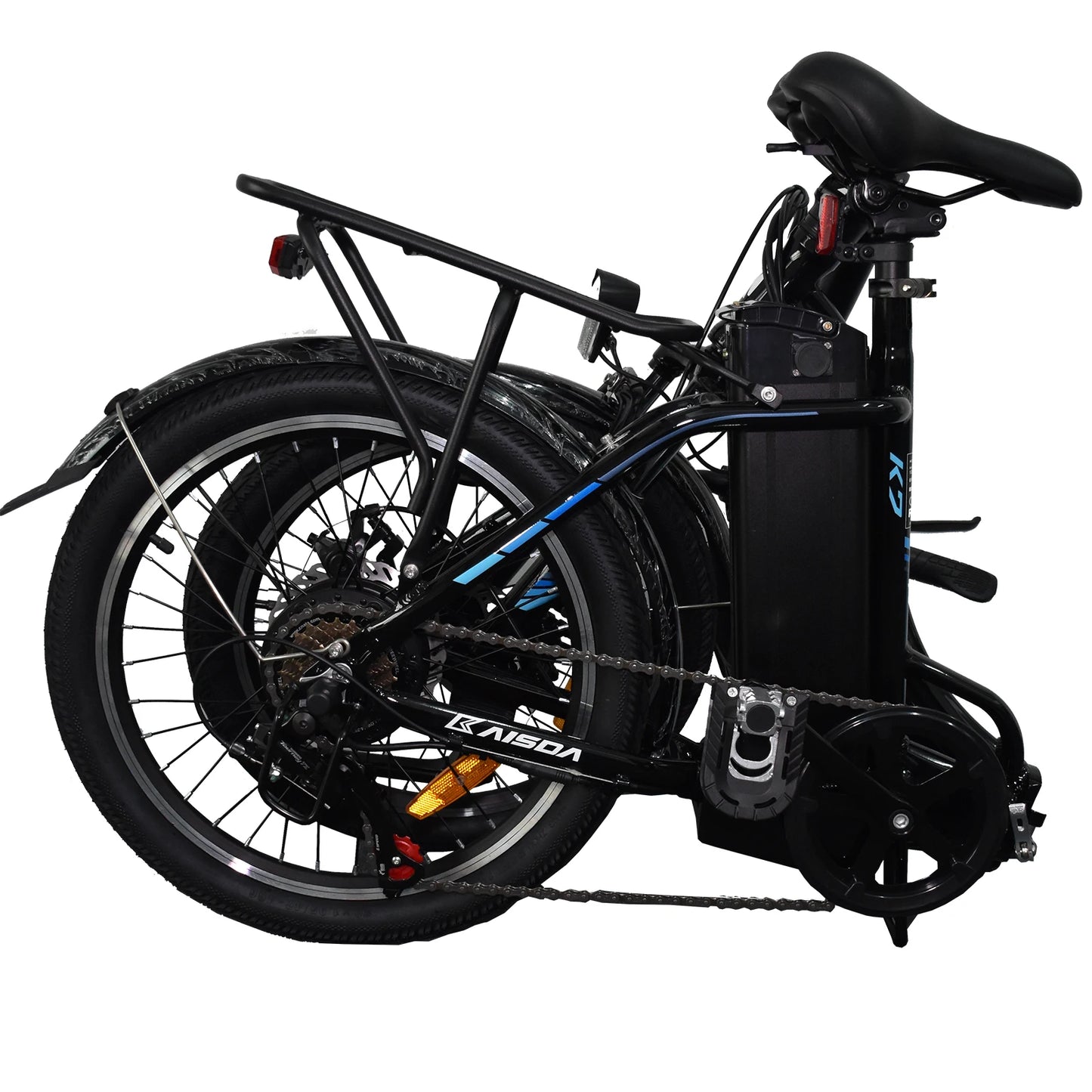 KAISDA K7 E-Bike for Women Adult 250W Motor Electric Bike 36V 12.5Ah Battery 20 Inch Rubber Tires City Commuter Electric Bike