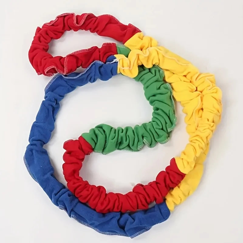 Outdoor Games Team Building Develop Sport Entertainment Toys Children Elasticity Rope Circle Running Push For Kids Sensory Ropes