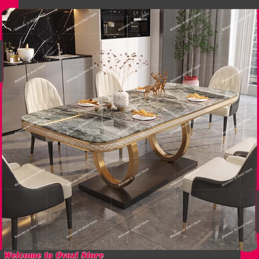 Luxury Organiser Dining Tables Living Waterproof Heat Resistance Dining Tables Nordic Design Muebles Para El Hogar Furnitures