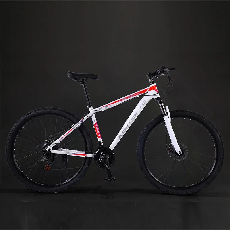 29 Inches Mountain Bicycle Aluminum Alloy Bike Adult Outdoor Commuting Double Disc Brake Shock Absorption