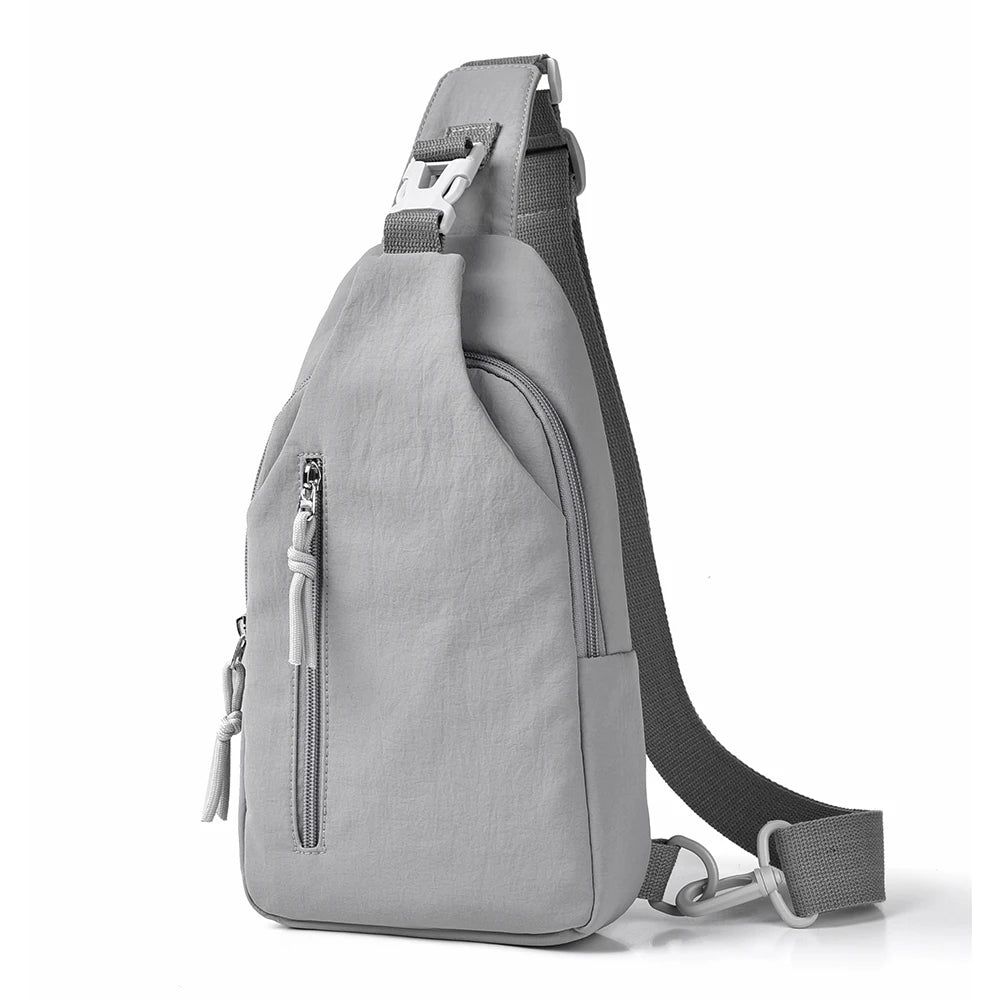 Men's casual messenger bag-multifunctional chest bag，suitable for outdoor sports,cycling and daily commuting,daily commuter bag