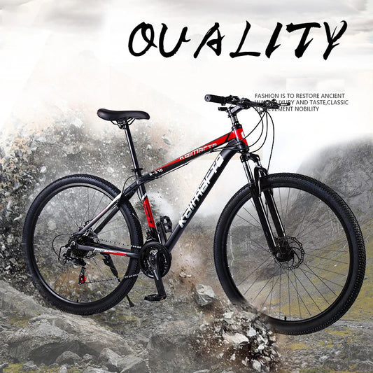Mountain Bike with Double Disc Brake Cycling City Aluminum Alloy Shock Absorption Adult Bicycle Variable Speed 27.5/29 Inch 2023