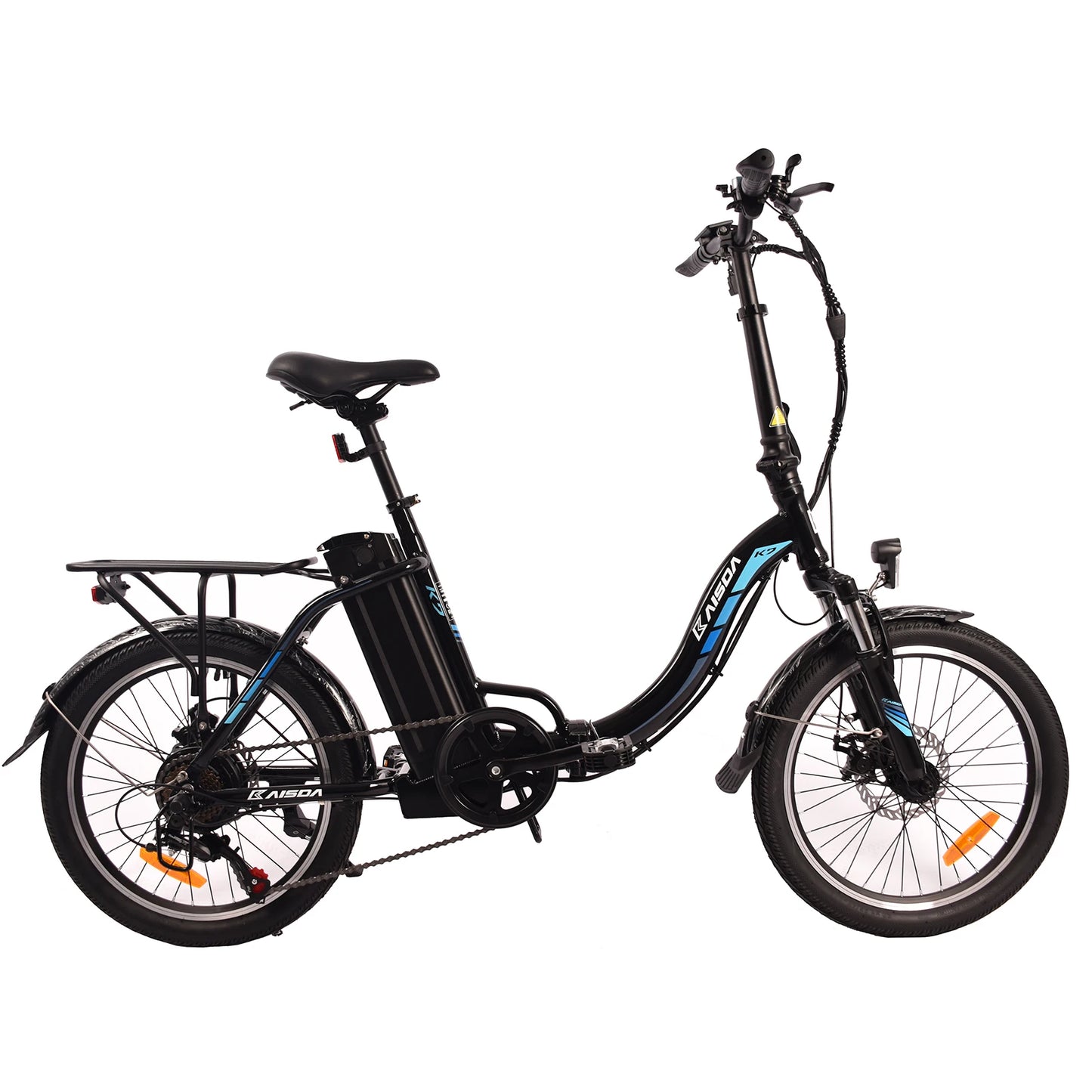 KAISDA K7 E-Bike for Women Adult 250W Motor Electric Bike 36V 12.5Ah Battery 20 Inch Rubber Tires City Commuter Electric Bike