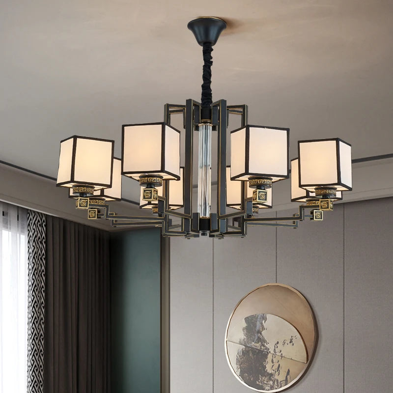 Living Room Light New Dining Room Light Bedroom Light Retro Home Lighting Fixtures Ceiling Chandelier Led Light Decoration Home