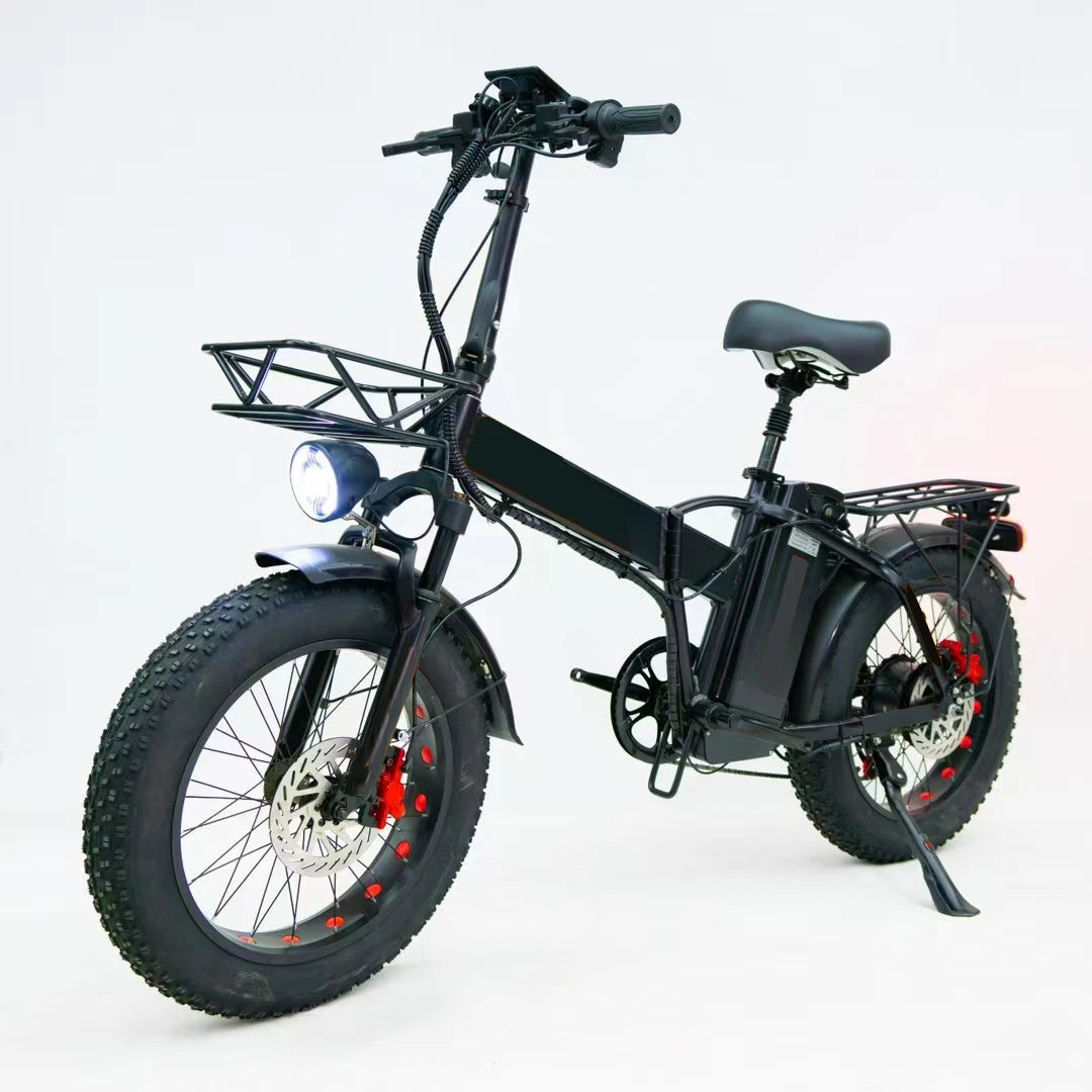 20" Folding e-bike Men and Women 1000W motor 45km/h and 48V 18Ah Removable lithium-ion Electric Bike Bicycle 7-speed