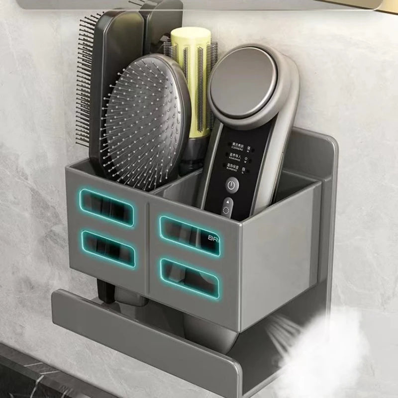 Bathroom Shelves Multifunctional Washbasin Storage Tube Toothbrush Razor Storage Rack Wall-mounted Bathroom Supplies