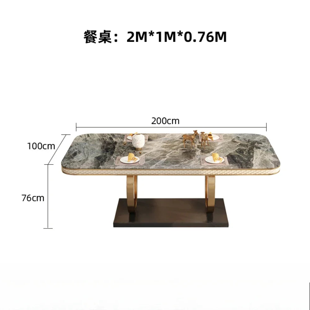 Luxury Organiser Dining Tables Living Waterproof Heat Resistance Dining Tables Nordic Design Muebles Para El Hogar Furnitures