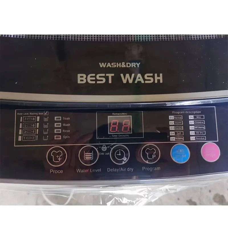 20kg Fully Automatic Laundry Washing Machine with Dryer Top Load Front Load Stainless Steel Spin Large Capacity