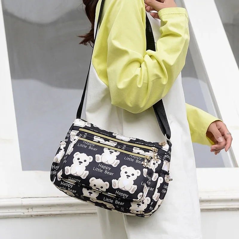 Women's Bag 2025 New Fashion Large-capacity Messenger Bag Ladies Shoulder Bag Multi-functional Middle-aged Crossbody Bag