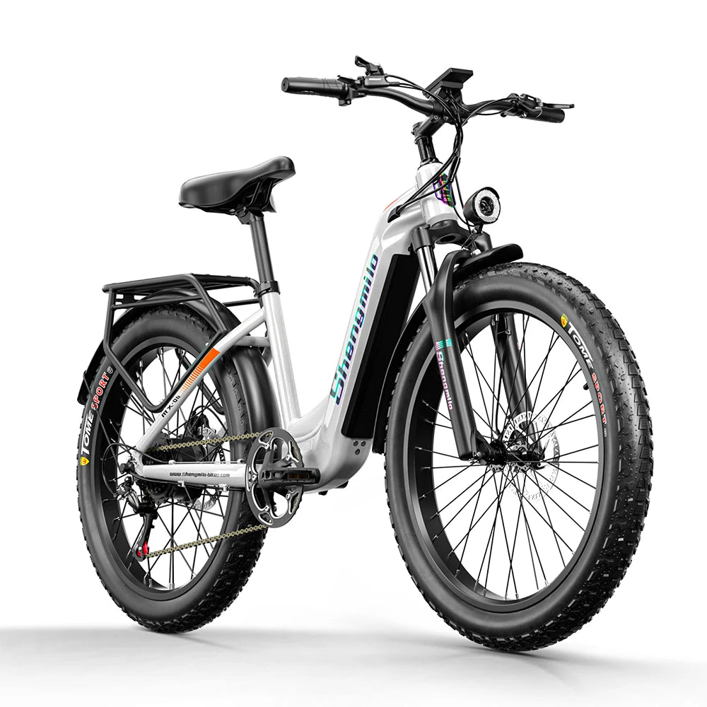 Shengmilo MX06 Adults Electric bike 48V17.5AH Battery Fat Tire E-Mountain Ebike men's  women City e bike 500W Electric bicycle