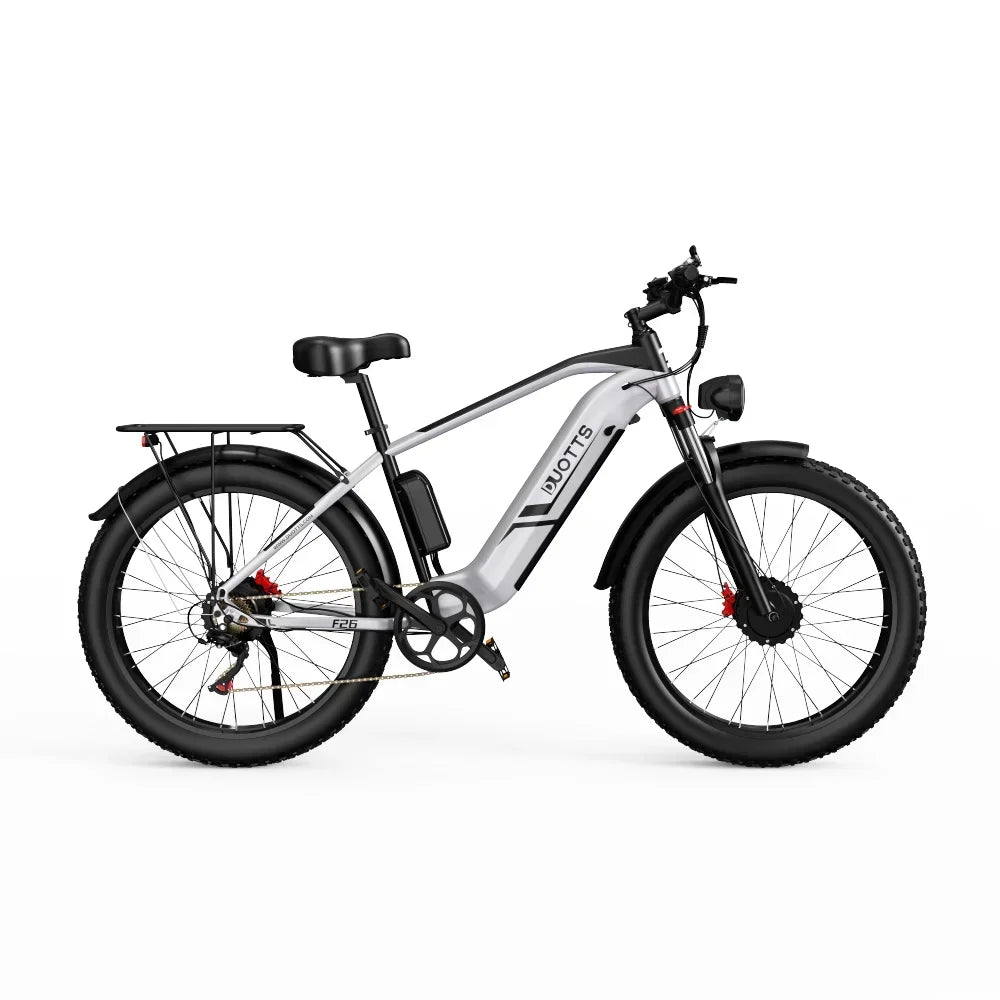 DUOTTS F26 Electric Bike 1500W Dual Motor 48V 20AH 26 "Fat Tire E-BIKE Adult E-Mountain MTB, Full Suspension, Hydraulic Brake