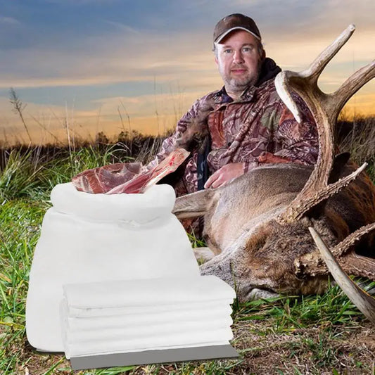 Hunting Game Bags 6X Big Game Bags With Reflective Strip Reusable Wild Game Meat Bags Hunting Accessories For Elk Caribou Deer