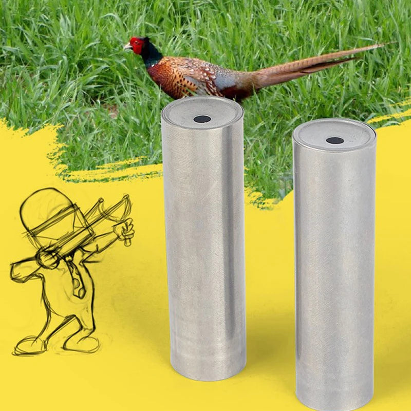 Outdoor Steel Bird Shooting Whistle Pheasant Hunting Whistle for Hunter Bird Calls Hunting Pheasant Gear