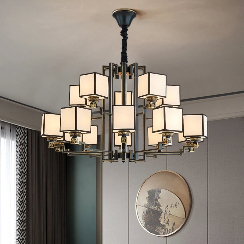 Living Room Light New Dining Room Light Bedroom Light Retro Home Lighting Fixtures Ceiling Chandelier Led Light Decoration Home