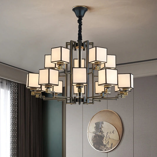Living Room Light New Dining Room Light Bedroom Light Retro Home Lighting Fixtures Ceiling Chandelier Led Light Decoration Home