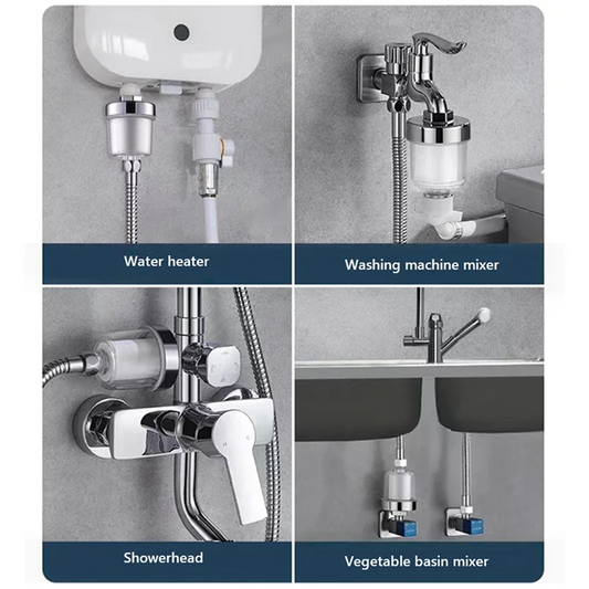 B59B-Water Outlet Purifier Kits Universal Faucet Filter Kitchen Bathroom Shower Household Filter PP Cotton