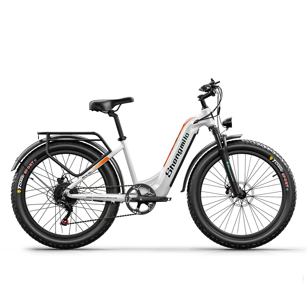 Shengmilo MX06 Adults Electric bike 48V17.5AH Battery Fat Tire E-Mountain Ebike men's  women City e bike 500W Electric bicycle