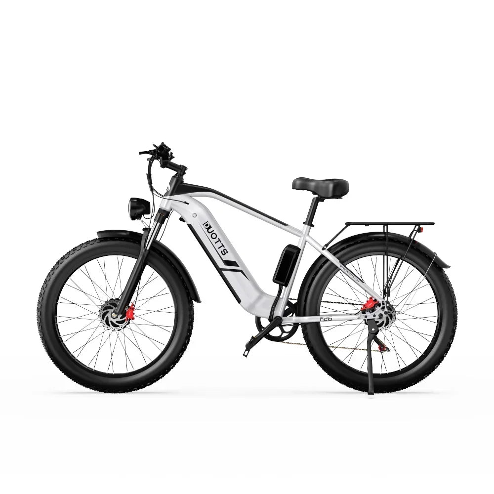 DUOTTS F26 Electric Bike 1500W Dual Motor 48V 20AH 26 "Fat Tire E-BIKE Adult E-Mountain MTB, Full Suspension, Hydraulic Brake