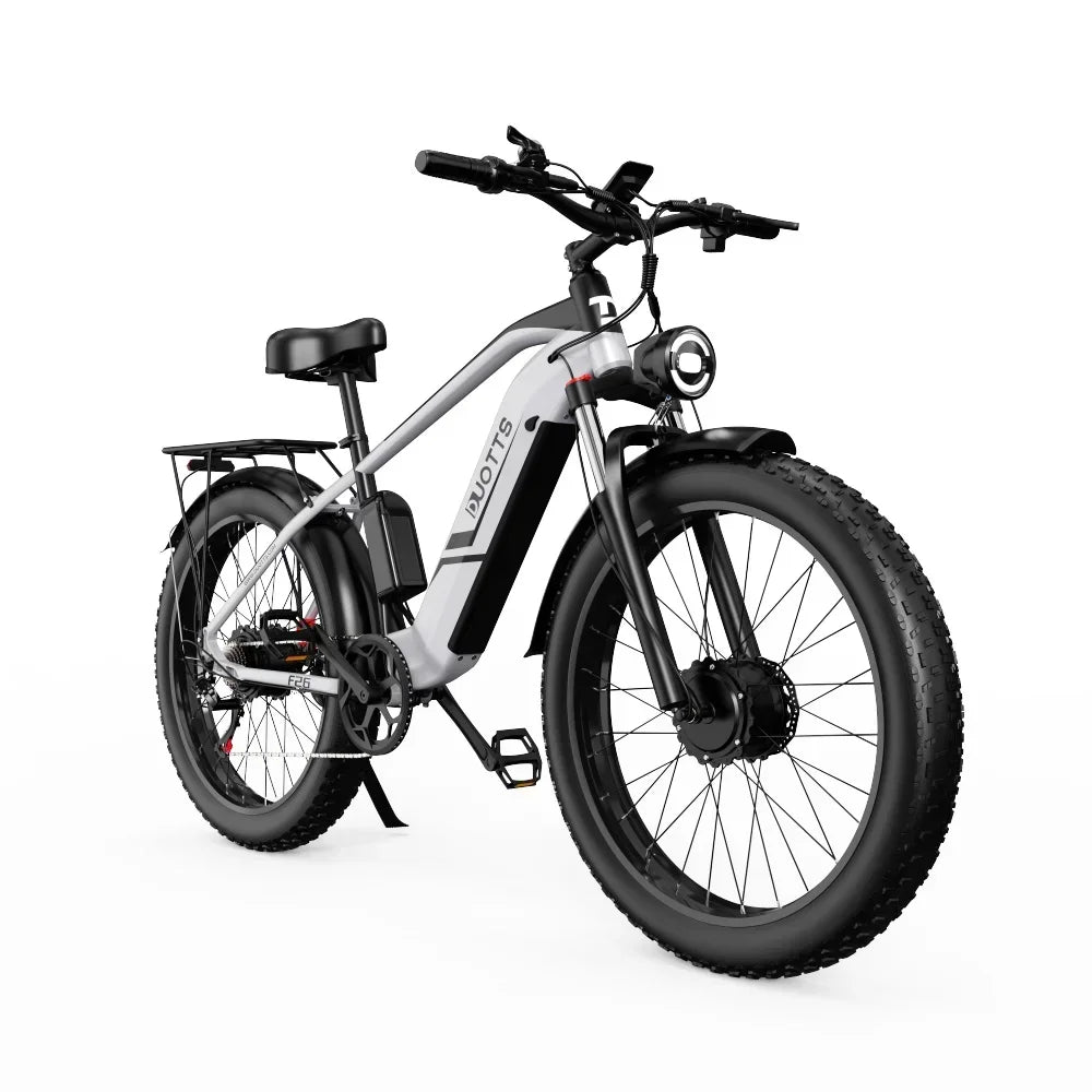 DUOTTS F26 Electric Bike 1500W Dual Motor 48V 20AH 26 "Fat Tire E-BIKE Adult E-Mountain MTB, Full Suspension, Hydraulic Brake