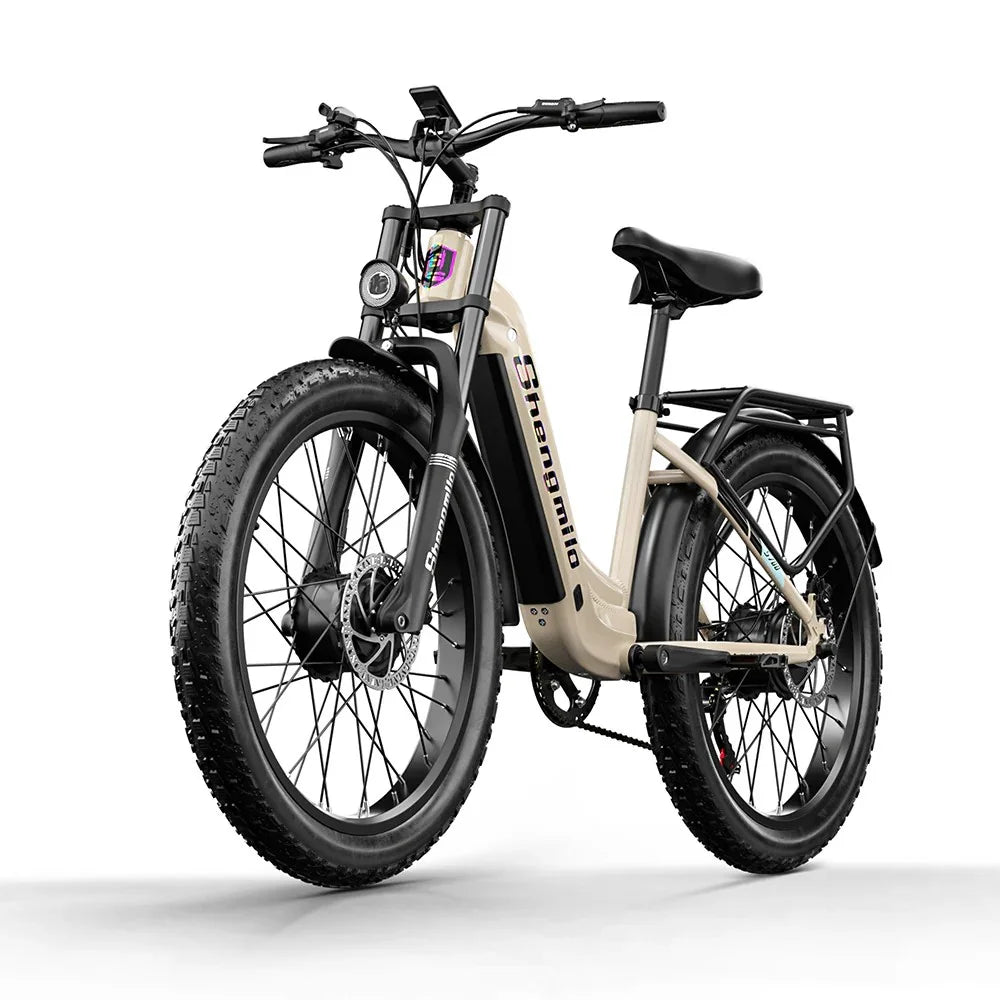 Shengmilo S700 2000W Electric Mountain Bike 26 Inch Fat Tires, 48V17AH Battery, 7 Speed Adult Male E-bike 50kmThree Riding Mode