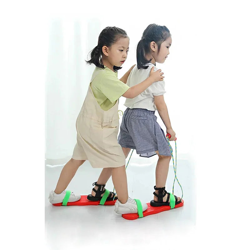 Outdoor Games for Kids Two-People Hands Feet Play Cooperative Board Children Sensory Integration Training Boys Girl Sports Toys