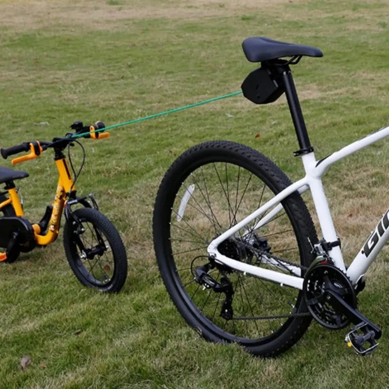 Rrskit Road Bike Portable Tow Rope MTB Outdoor Convenient Traction Equipment For Adults Kids Parent-Child Bicycle Outsports