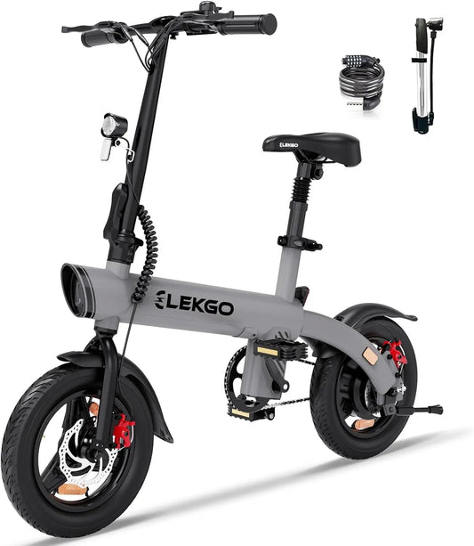 14 inch Smart Urban E-Bike Electric Bike city Electric Bike with pedally assisted ELEKGO Foldable Electric Bike