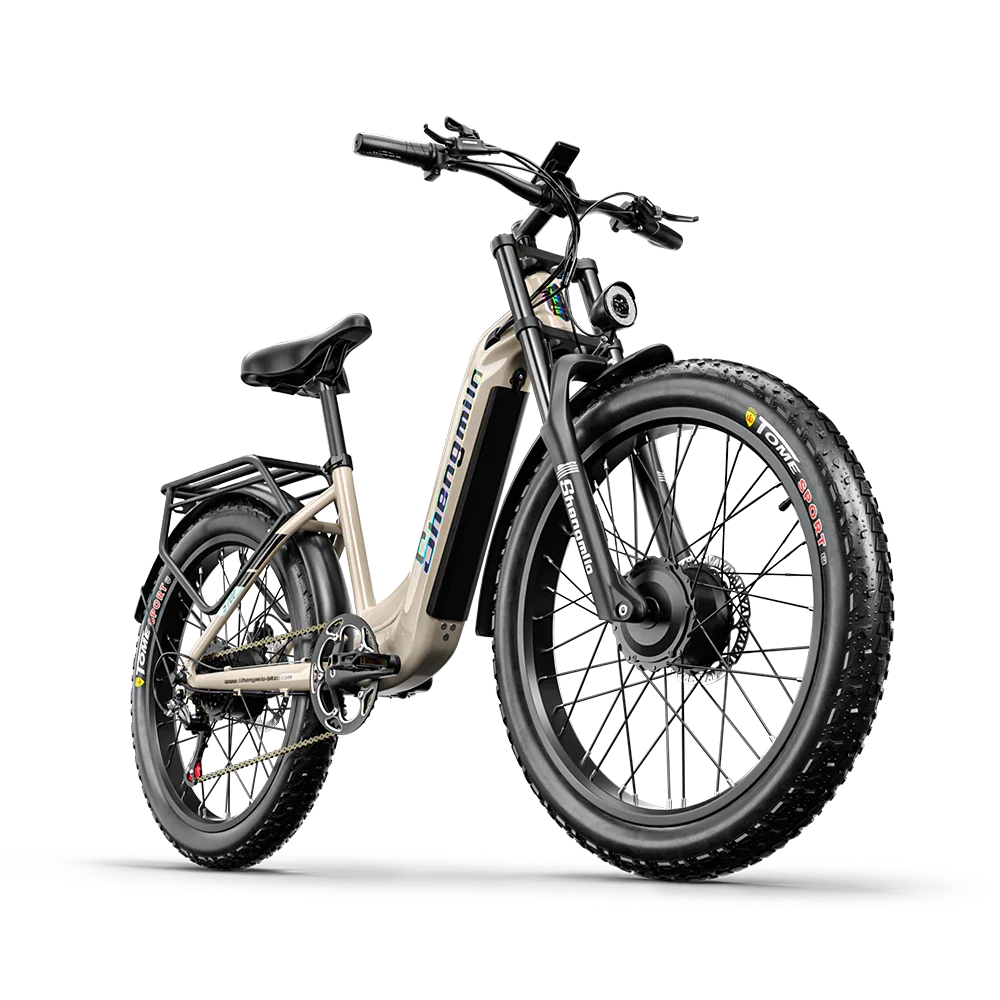 Shengmilo S700 2000W Electric Mountain Bike 26 Inch Fat Tires, 48V17AH Battery, 7 Speed Adult Male E-bike 50kmThree Riding Mode
