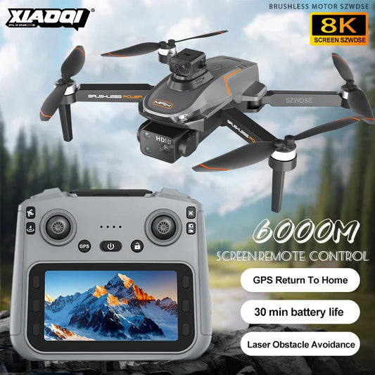 2025 New A22 Drone GPS 8K Professional HD 360° Dual Cameras 5G WIFI Brushless Laser Obstacle Avoidance Foldable Quadcopter Toys