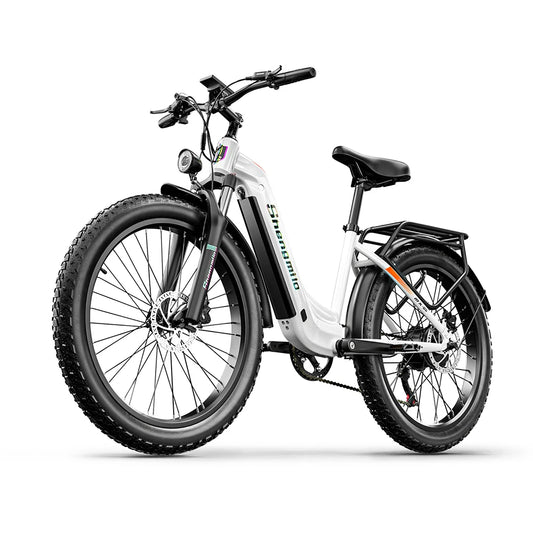 Shengmilo MX06 Adults Electric bike 48V17.5AH Battery Fat Tire E-Mountain Ebike men's  women City e bike 500W Electric bicycle