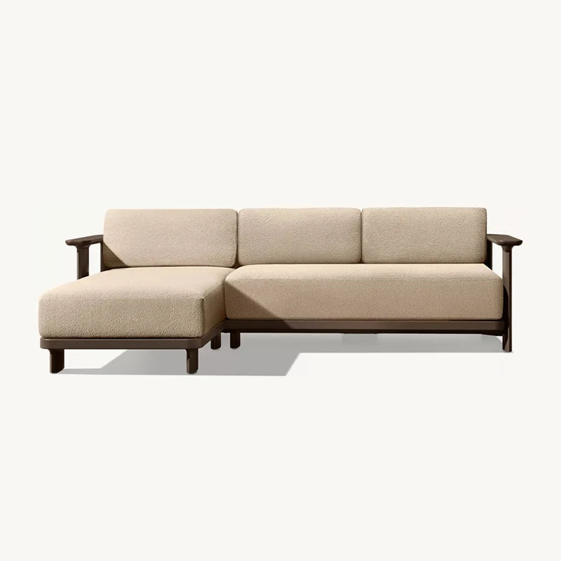 Aluminum Garden Sofa Set Outdoor Furniture Sectional Sofa For Patio Courtyard Villa Hotel Apartment